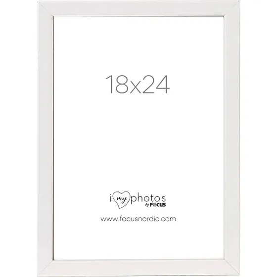 Focus Pop Hvid Billedramme 18x24 cm