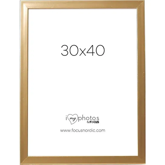 Focus Pop Guld Billedramme 30x40cm