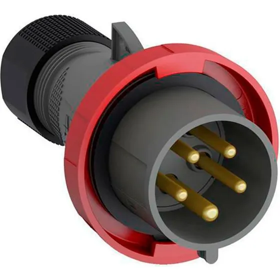 ABB CEE Stikprop 5-poles 16A 415V IP67 Rød