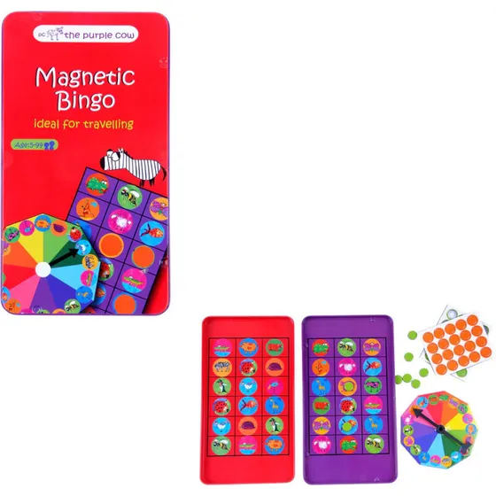 Animal Bingo – Magnetisk rejsebingo i slim dåse