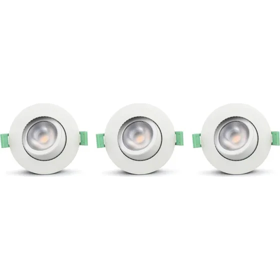Ellen Dim-to-Warm 520lm IP65 3-pak Hvid