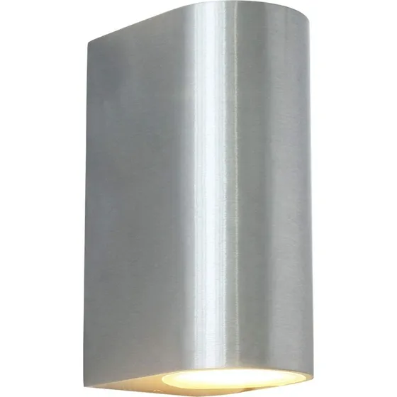 Llitt Mats II Vægarmatur 2xGU10 Aluminium IP44