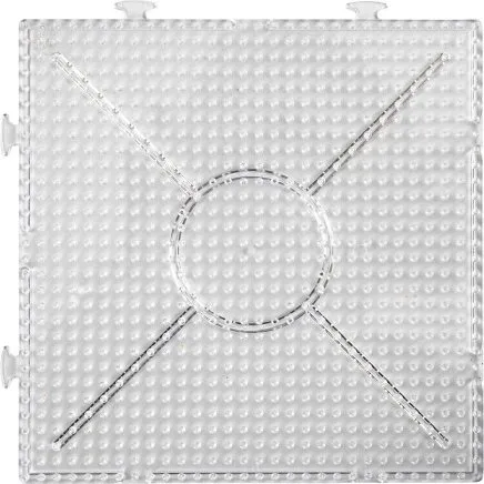 Nabbi Perleplade, 15x15 cm, klar, 2 stk.