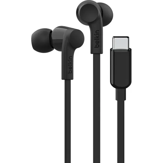Belkin SoundForm In-Ear Høretelefoner USB-C Sort