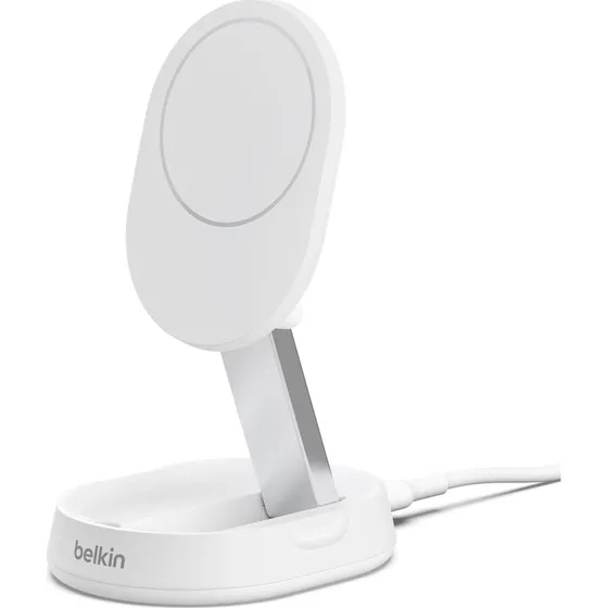 Belkin BoostCharge Pro foldbar trådløs oplader (hvid)