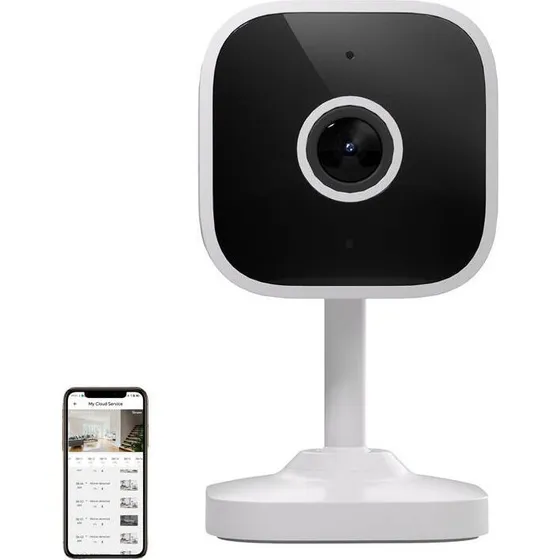 Sonoff CAM-S2 Gen. 2 Wi-Fi AI-overvågningskamera, 1080p, hvid