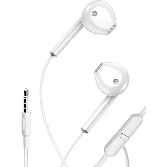 XO EP54 In-Ear Høretelefoner 3,5mm, Hvid, 1,2m