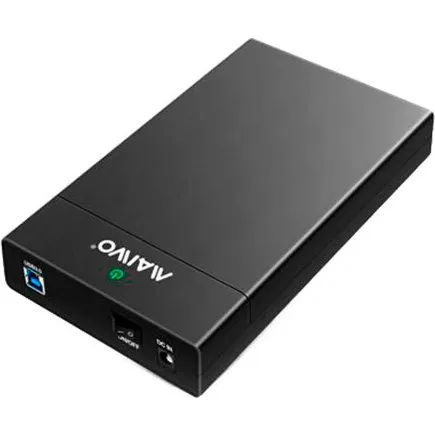 Deltaco K3568A 3,5" USB 3.0 HDD-kabinet Sort