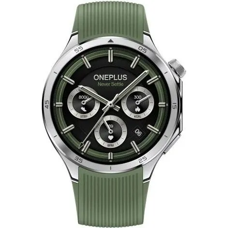 OnePlus Watch 3 46 mm Grøn Sølv AMOLED GPS