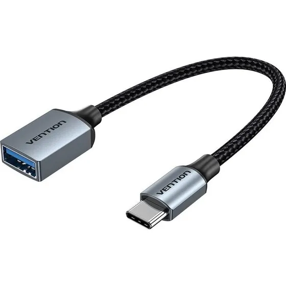Vention USB-C til USB-A OTG-kabel 0,15 m grå aluminium