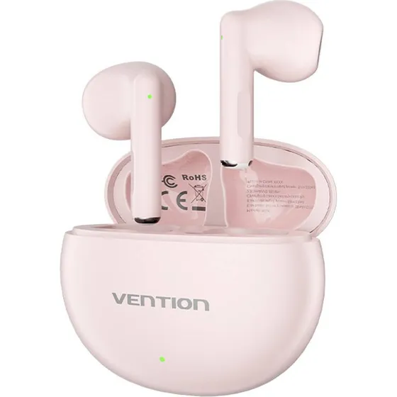 Vention NBKP0 Earbuds, USB-C, Pink, 6 timer