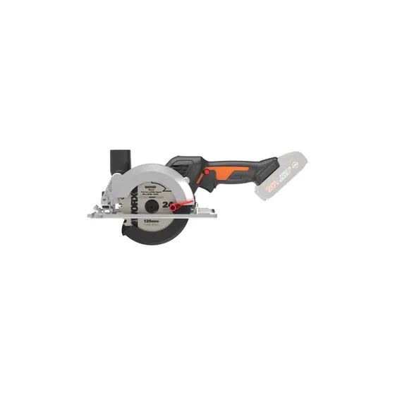 Worx 20V Rundsav 120mm, Kulfri, Solo