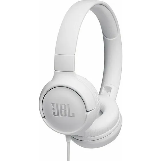 JBL Tune 500 Hvid Kablede On-Ear Hovedtelefoner med Mikrofon