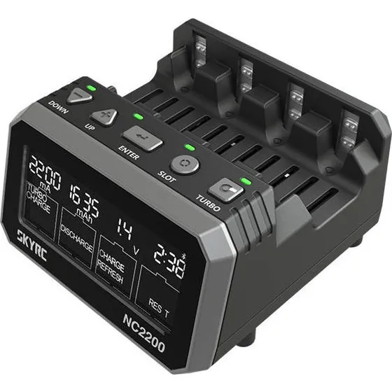 SkyRC NC2200 AA/AAA Batterioplader med Visuel Status