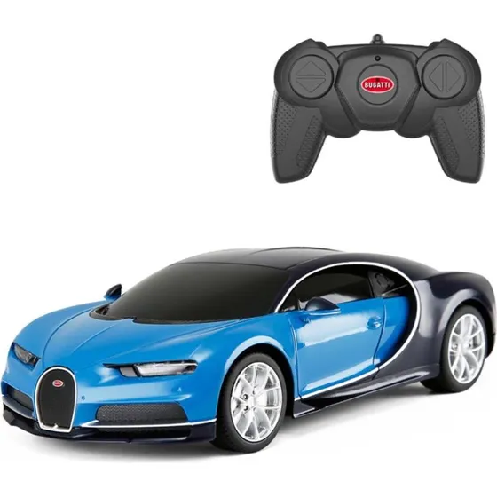 Rastar R/C Bugatti Chiron Blå 1:24