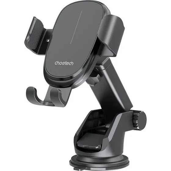 Choetech T203-F Trådløs Bilholder med 15W Oplader, Sort