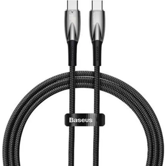 Baseus Glimmer USB-C til USB-C 100W 1m Sort