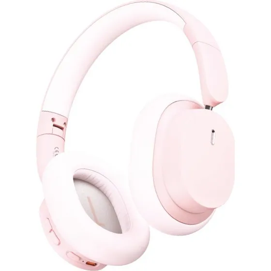 Baseus Bowie D05 Hovedtelefoner, Pink-Gold, Bluetooth 5.2, 70 Timer