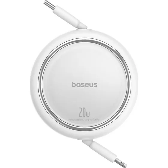 Baseus Free2Pull USB-C til Lightning 20W, 1 m, hvid