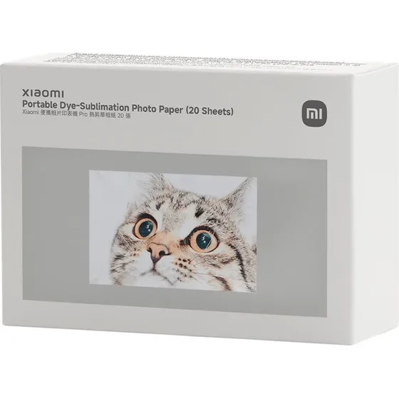 Xiaomi Kassette og Papirsæt til Farvesublimeringsprint, 2 x Bånd, 50 x 76 mm