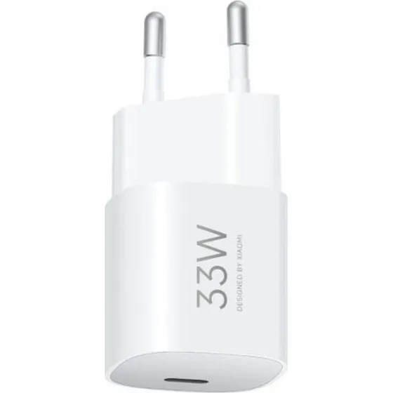 Xiaomi BHR087LEU 33W GaN USB-C Vægoplader, Hvid