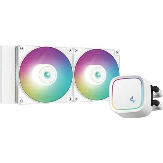 DeepCool LE520 WH 240mm ARGB Væskekøler, Hvid