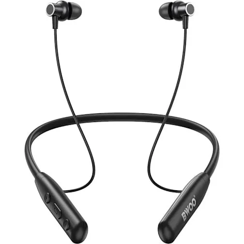 BWOO BW870 Neckband Hovedtelefoner, Bluetooth 5.3, 40 timer batteri