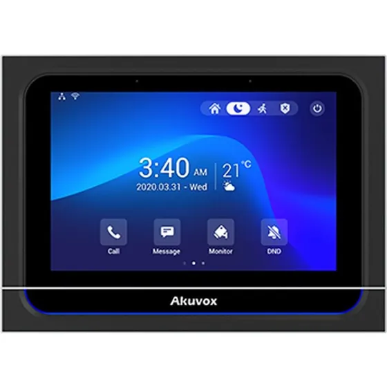 Akuvox X933S Indendørsstation Dørtelefon, Touch Skærm, Android, Sort
