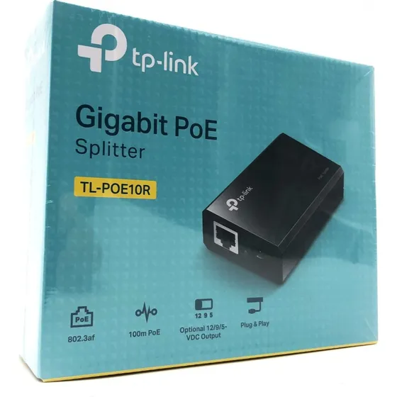 TP-Link TL-POE10R PoE Splitter 12V/9V/5V, 1000Mbps