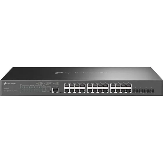 TP-Link TL-SG3428XMP 24-Port PoE+ Switch med 4× 10G SFP+