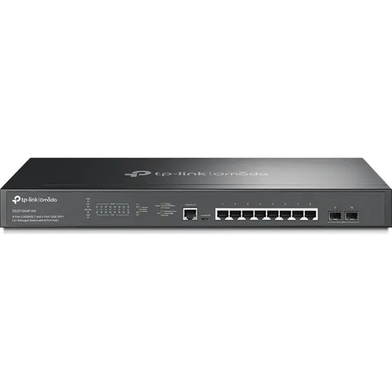 TP-Link TL-SG3210XHP-M2 8× 2,5G + 2× 10G SFP+ L2+ Managed PoE+ Switch