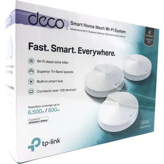 TP-Link Deco M9 Plus AC2200 3-pack Mesh Wi-Fi System