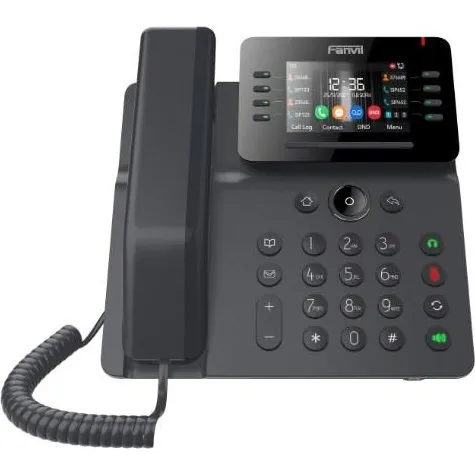 Fanvil V64 IP-telefon, sort, 12 linjer, WiFi & kabel