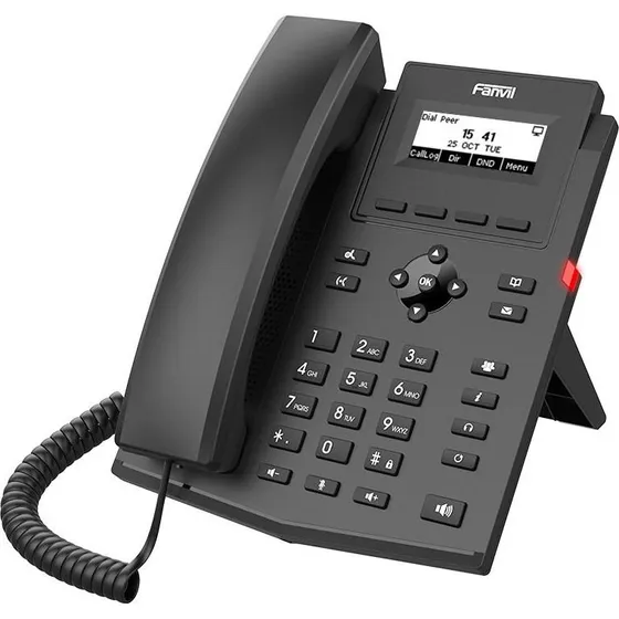 Fanvil X301G IP-telefon, sort, 2 linjer