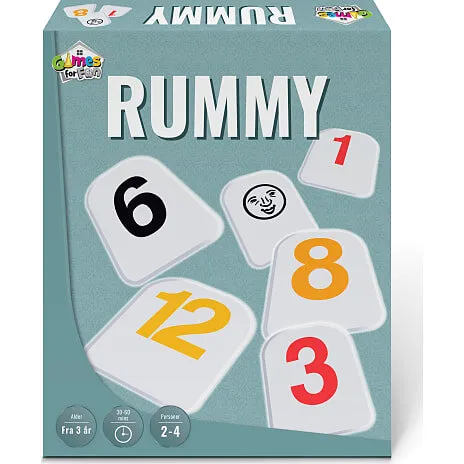 Games for Fun Rummy – Børnespil til 2-4 spillere