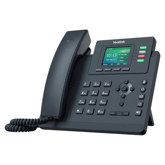 Yealink SIP-T33G VoIP-telefon, klassisk grå