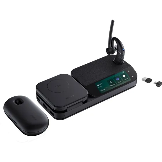 Yealink BH71 Workstation Pro Trådløs Høretelefon Sort