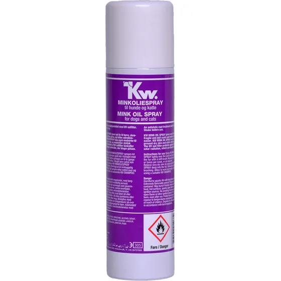 KW Minkoliespray 220 ml – Antistatisk pelspleje til hund & kat