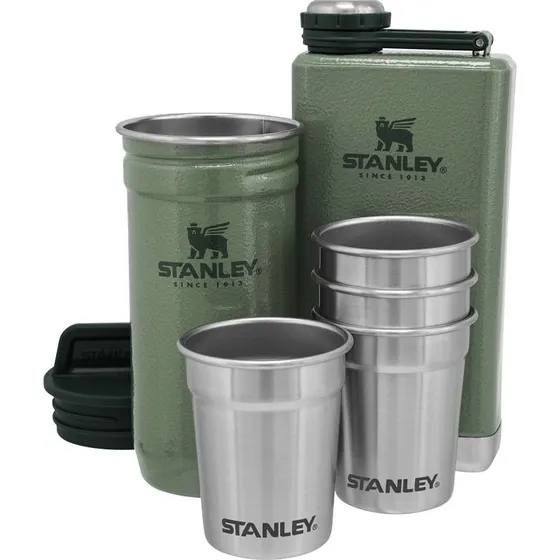 Stanley The Pre-Party Shotglass + Flask Set, Grøn