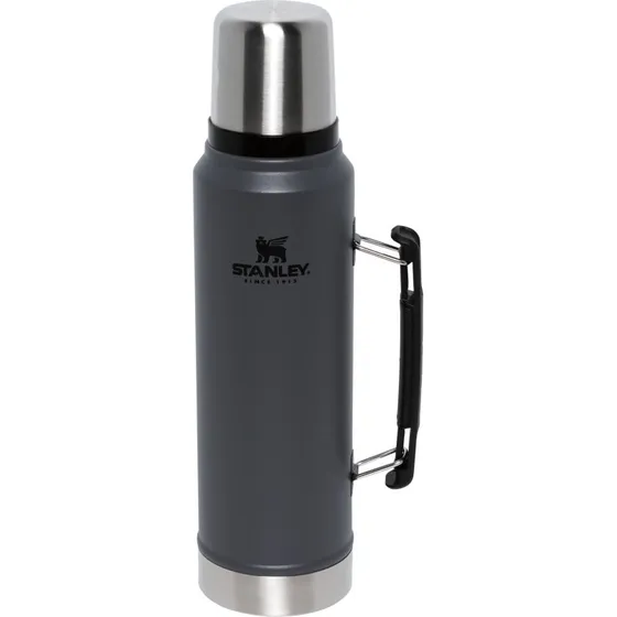 Stanley Classic Termoflaske med Håndtag 1 L Charcoal