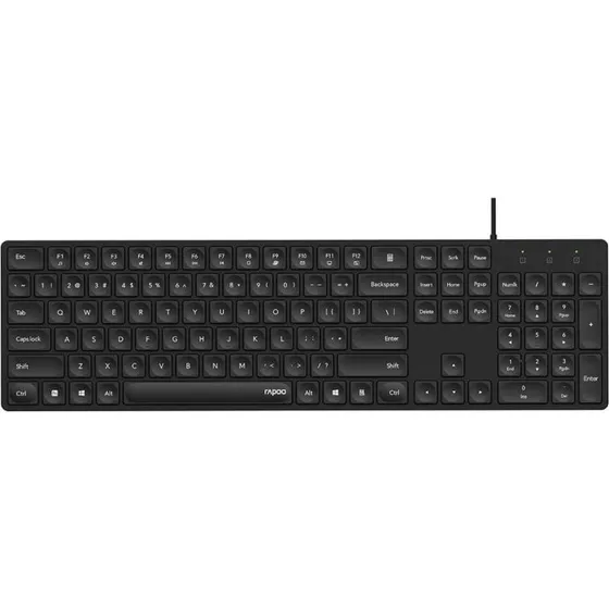 Rapoo NK8020 Tastatur, Nordisk, Sort