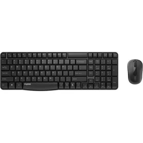 Rapoo X1800S Trådløst Tastatur/Mus Sæt, Sort