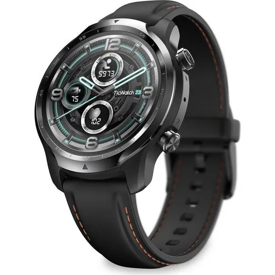 TicWatch Pro 3 GPS Smartwatch, Sort, 1,4" AMOLED