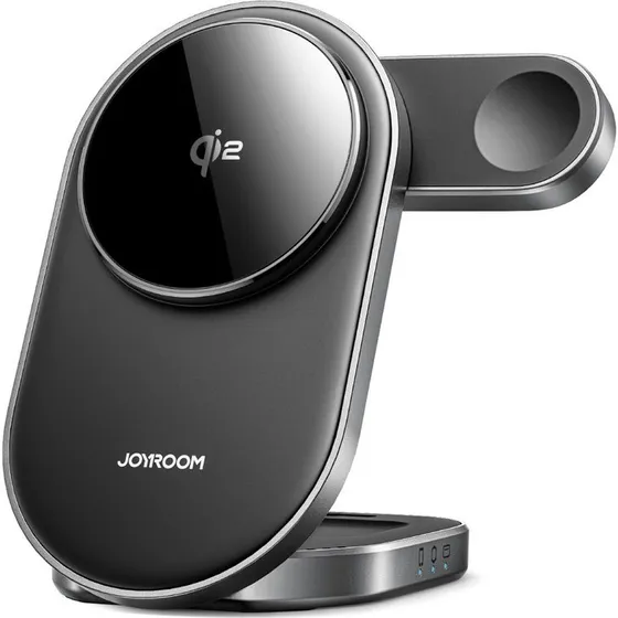 Joyroom JR-W17 3-in-1 Qi-trådløs oplader, sort, 15W