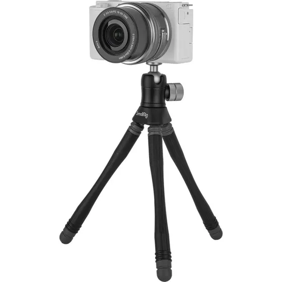 SmallRig Mini Tripod til Smartphone og Kamera, Sort, Max 1,5 kg