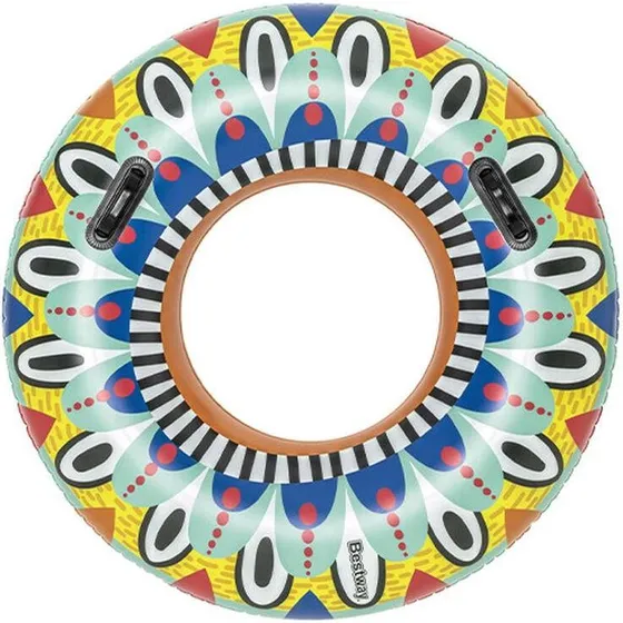 Bestway Oppustelig Badering, Multifarvet, Ø 107 cm
