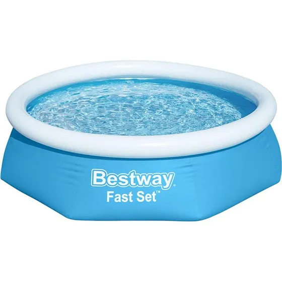 Bestway Oppustelig Pool 244 x 61 cm, 1880 L, blå