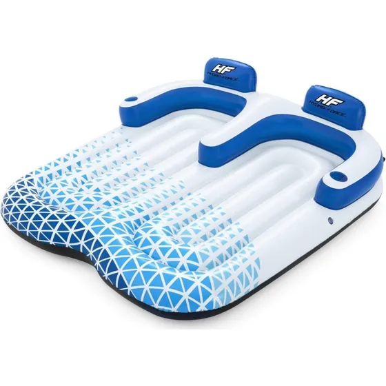Bestway Hydro Force Indigo Wave Dobbelt Bademadras 1,96m