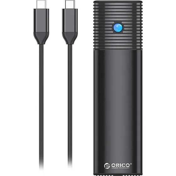ORICO M.2 NVMe USB-C 10Gbps Ekstern Hårdskivekabinet (Sort)