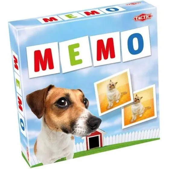 Memo Pets vendespil med søde kæledyr